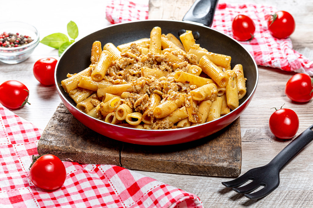 Skillet Pork and Pasta